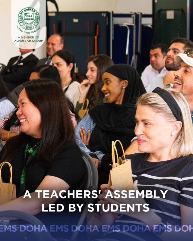 Role reversal at its best! 👏 Our seniors at EMS Doha hosted a surprise assembly to shower their teachers with appreciation. From a fun-filled quiz to personalized awards, the event was a vibrant celebration of gratitude and connection. A day we won't forget!

#TeacherAppreciation #StudentLeadership #EMSDoha