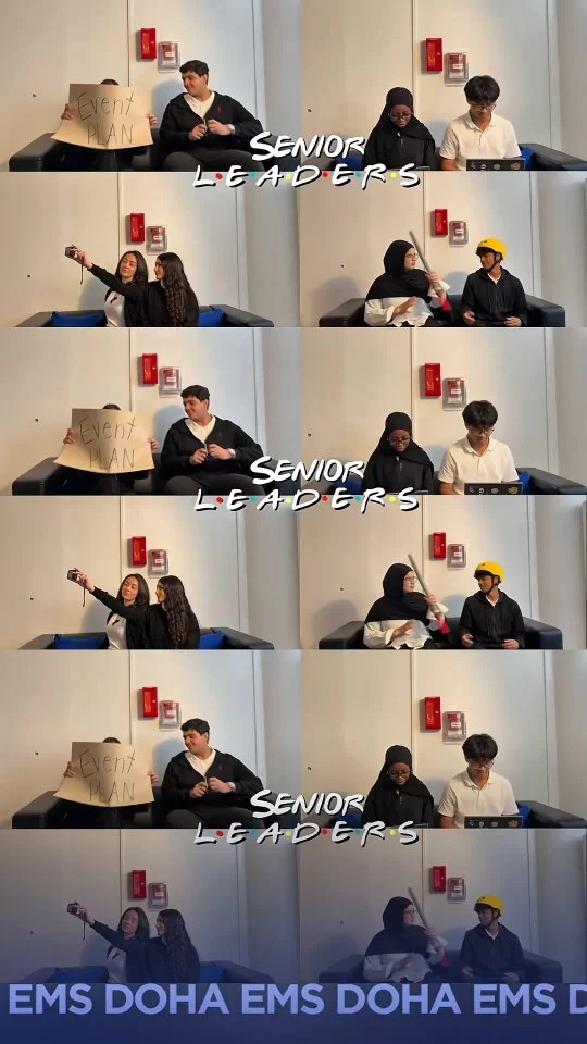 Meet the 2025-2026 Senior Students Leadership Team of EMS Doha 👋 
🎬 Directed & Edited by the Communication Leaders: Maria Rojo and Laila Taher

#QatarSchools #BritishSchool #ALevels